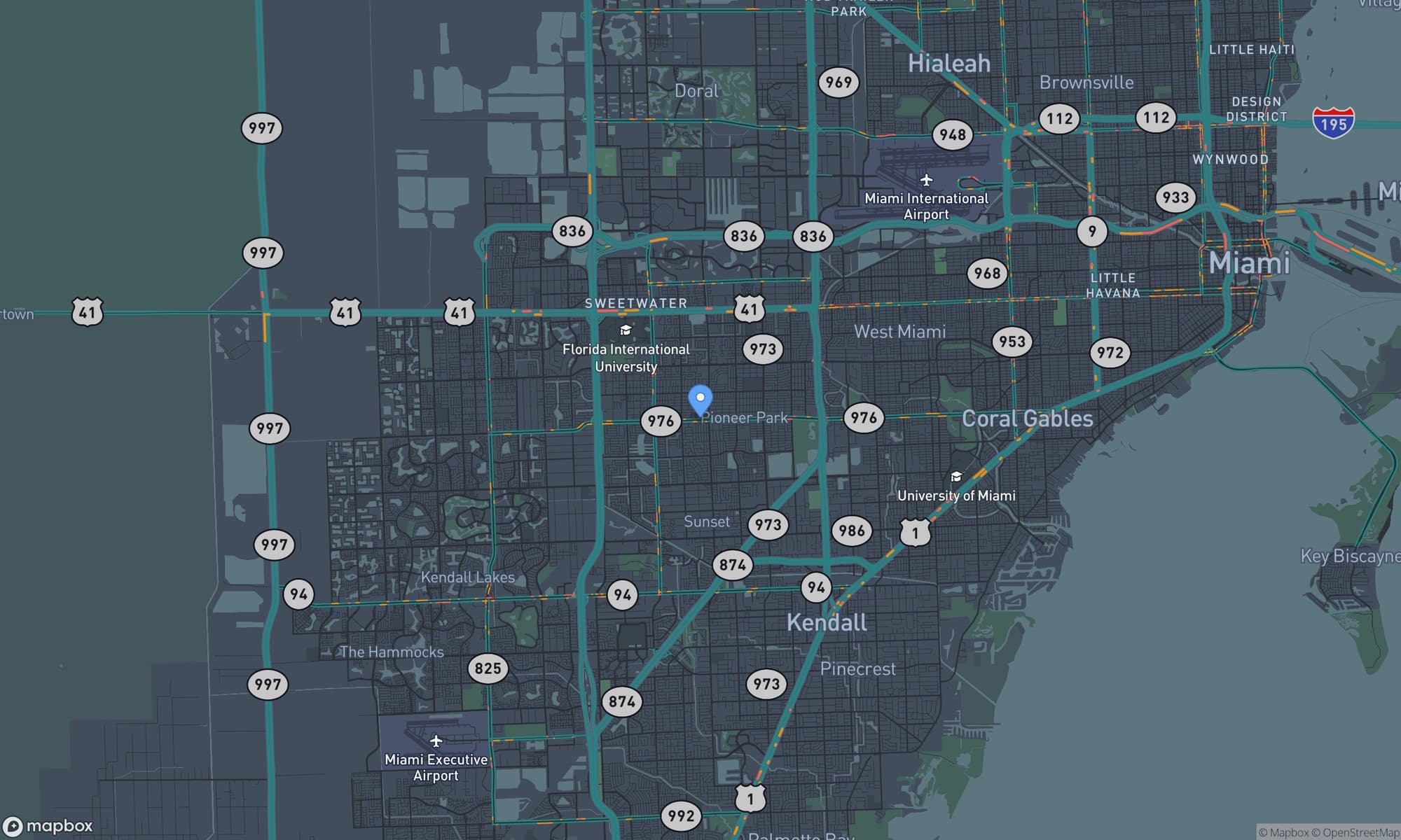 Map centered on Westchester