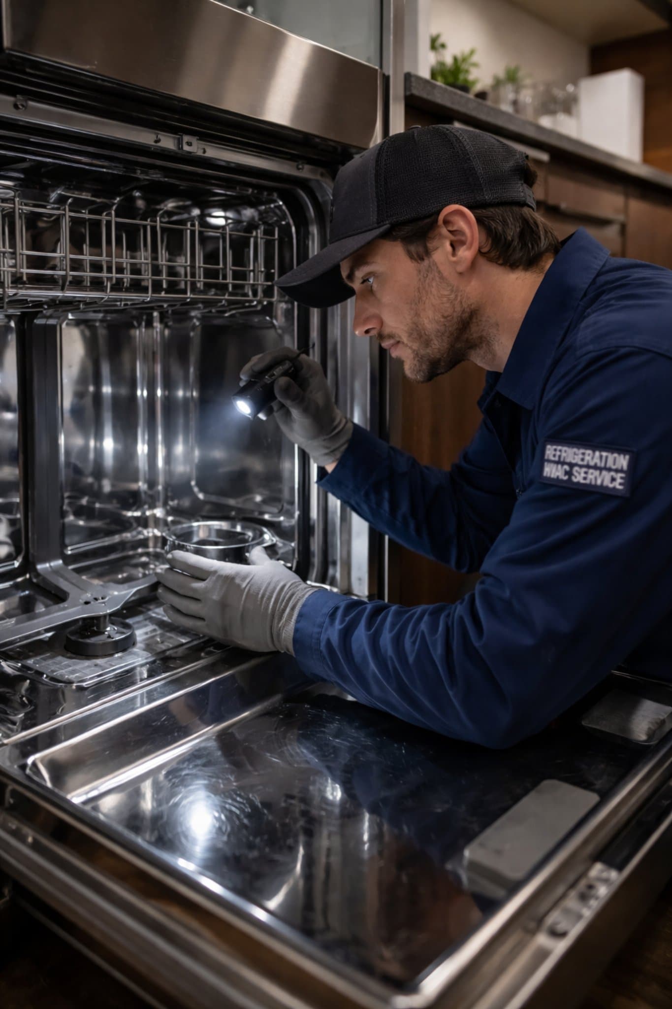 Dishwasher installation